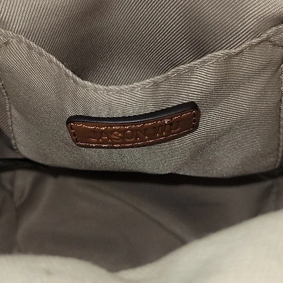 Jason Wu Canvas Leather Bucket Shoulder Bag - Picture 11 of 12